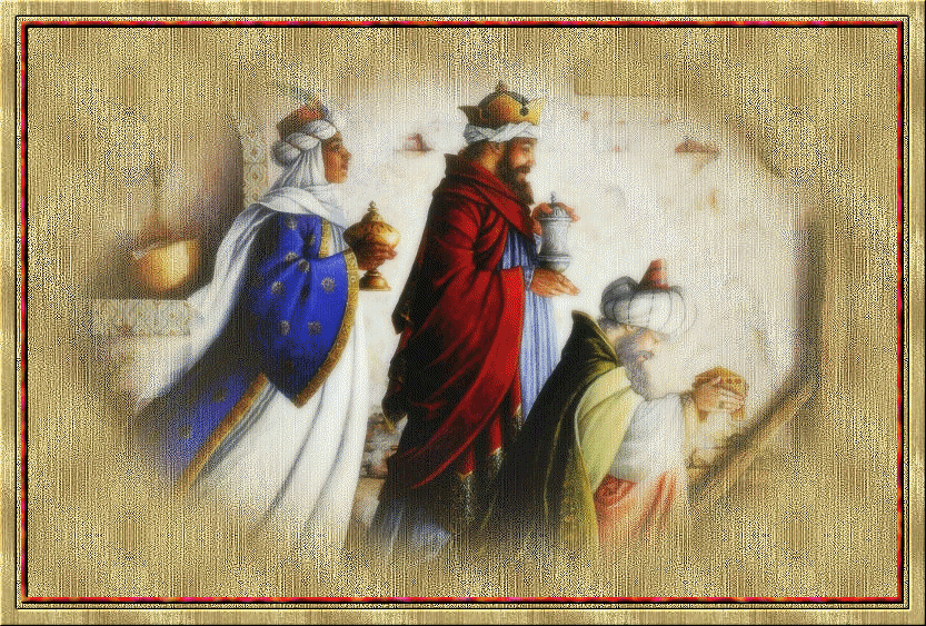 les Rois Mages suivent l'Etoile du Berger